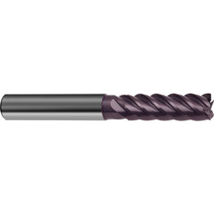 1/2 5FL CARB END MILL W/FLAT-NANO-A - Exact Industrial Supply