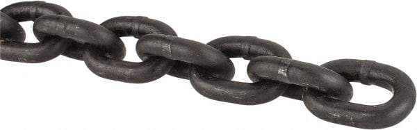 Peerless Chain - 5/16" Welded Alloy Chain - 4,300 Lb Capacity, Grade 80, Alloy Steel, Black Finish - USA Tool & Supply