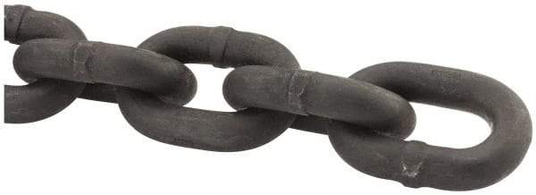 Peerless Chain - 5/8" Welded Alloy Chain - 18,100 Lb Capacity, Grade 80, Alloy Steel, Black Finish - USA Tool & Supply