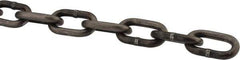 Peerless Chain - 3/16" Welded Proof Coil Chain - 800 Lb Capacity, Grade 30, Carbon Steel, Self-Colored Finish - USA Tool & Supply