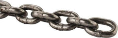 Peerless Chain - 5/16" Welded Proof Coil Chain - 1,900 Lb Capacity, Grade 30, Carbon Steel, Self-Colored Finish - USA Tool & Supply