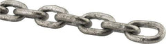 Peerless Chain - 1/4" Welded Proof Coil Chain - 1,300 Lb Capacity, Grade 30, Carbon Steel, Hot Galvanized Finish - USA Tool & Supply