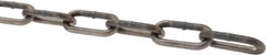 Peerless Chain - #2/0 Welded Straight Link Coil Chain - 520 Lb Capacity, Steel, Bright Finish - USA Tool & Supply