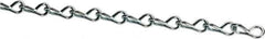 Made in USA - 0.047" Diam Steel Single Jack Chain - 5 Lb Load Limit, #18, Zinc Plated Finish - USA Tool & Supply