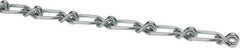 Campbell - 0.091" Diam Steel Single Loop Chain - 155 Lb Load Limit, #2, Zinc Plated Finish, 1.08" Inside Length - USA Tool & Supply