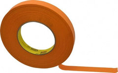 3M - 3/4" Wide x 60 Yd Long Orange Paper Masking Tape - Series 2525, 9.5 mil Thick, 49 In/Lb Tensile Strength - USA Tool & Supply