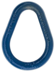 Campbell - Carbon Steel Pear Shape Sling Link - 3/8" Diameter, 1,600 Lb Load Limit - USA Tool & Supply