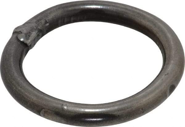 Campbell - 1/4 Inch Wire Size Welding Ring - 1-1/2 Inch Inside Diameter, 450 Lbs. Load Limit, Bright Finish - USA Tool & Supply