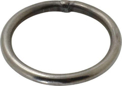 Campbell - 1/4 Inch Wire Size Welding Ring - 2 Inch Inside Diameter, 350 Lbs. Load Limit, Bright Finish - USA Tool & Supply