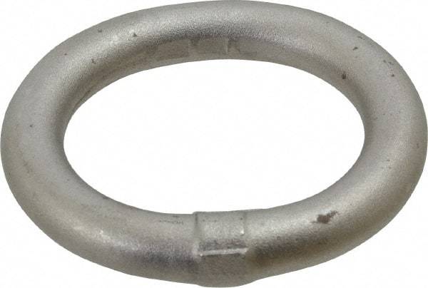 Campbell - 1/2 Inch Wire Size Welding Ring - 2-1/2 Inch Inside Diameter, 1,400 Lbs. Load Limit, Bright Finish - USA Tool & Supply