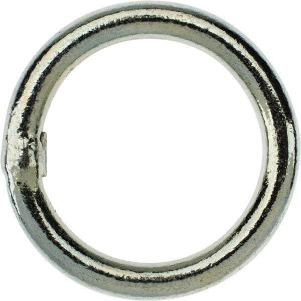 Campbell - 3/8 Inch Wire Size Welding Ring - 2 Inch Inside Diameter, 900 Lbs. Load Limit, Zinc Plated Finish - USA Tool & Supply