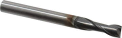 OSG - 1/4", 3/4" LOC, 1/4" Shank Diam, 2-1/2" OAL, 2 Flute, Solid Carbide Square End Mill - Single End, Diamond Finish, Spiral Flute, 30° Helix, Centercutting, Right Hand Cut, Right Hand Flute, Series 7020 - USA Tool & Supply