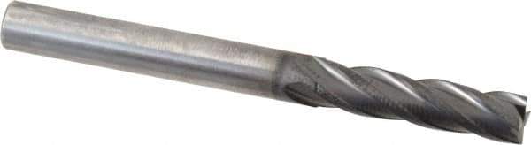 OSG - 3/16", 3/4" LOC, 3/16" Shank Diam, 2" OAL, 4 Flute, Solid Carbide Square End Mill - Single End, Diamond Finish, Spiral Flute, 30° Helix, Centercutting, Right Hand Cut, Right Hand Flute, Series 7040 - USA Tool & Supply