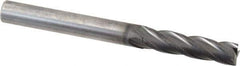 OSG - 3/16", 3/4" LOC, 3/16" Shank Diam, 2" OAL, 4 Flute, Solid Carbide Square End Mill - Single End, Diamond Finish, Spiral Flute, 30° Helix, Centercutting, Right Hand Cut, Right Hand Flute, Series 7040 - USA Tool & Supply