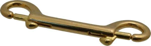 Value Collection - 4-3/4" Long Double End Bolt Snap - Solid Brass with 5/16" Snap Opening - USA Tool & Supply