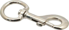 Value Collection - 4-5/16" Long Oval Swivel Eye Bolt Snap - Zinc Alloy with 1/2" Snap Opening - USA Tool & Supply