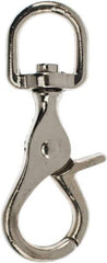 Value Collection - 3-3/4" Long Swivel Eye Trigger Snap - Zinc Alloy with 3/4" Snap Opening - USA Tool & Supply