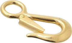 Value Collection - 4-1/8" Long Snap Hook - Solid Brass with 5/8" Snap Opening - USA Tool & Supply