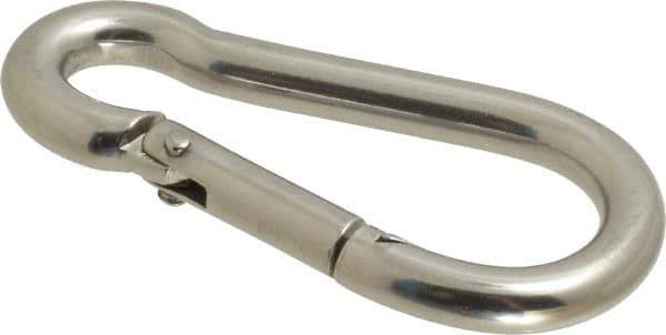 Value Collection - 2-3/8" Long All Purpose Snap - Stainless Steel with 3/8" Snap Opening - USA Tool & Supply