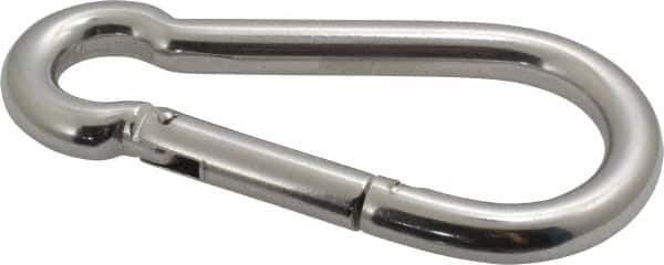 Value Collection - 4-3/4" Long All Purpose Snap - Stainless Steel with 11/16" Snap Opening - USA Tool & Supply