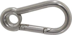 Value Collection - 2" Long All Purpose Snap - Stainless Steel with 1/4" Snap Opening - USA Tool & Supply