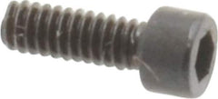 Unbrako - #0-80 UNF Hex Socket Drive, Socket Cap Screw - Alloy Steel, Black Oxide Finish, 3/16" Length Under Head - USA Tool & Supply