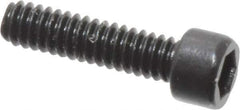 Unbrako - #0-80 UNF Hex Socket Drive, Socket Cap Screw - Alloy Steel, Black Oxide Finish, 1/4" Length Under Head - USA Tool & Supply