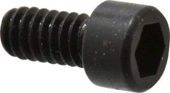 Unbrako - #2-56 UNC Hex Socket Drive, Socket Cap Screw - Alloy Steel, Black Oxide Finish, 3/16" Length Under Head - USA Tool & Supply