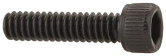 Unbrako - #2-56 UNC Hex Socket Drive, Socket Cap Screw - Alloy Steel, Black Oxide Finish, 3/8" Length Under Head - USA Tool & Supply
