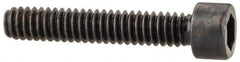 Unbrako - #2-56 UNC Hex Socket Drive, Socket Cap Screw - Alloy Steel, Black Oxide Finish, 1/2" Length Under Head - USA Tool & Supply