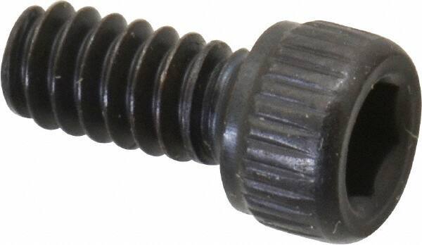 Unbrako - #4-40 UNC Hex Socket Drive, Socket Cap Screw - Alloy Steel, Black Oxide Finish, 1/4" Length Under Head - USA Tool & Supply