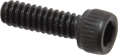 Unbrako - #4-40 UNC Hex Socket Drive, Socket Cap Screw - Alloy Steel, Black Oxide Finish, 3/8" Length Under Head - USA Tool & Supply