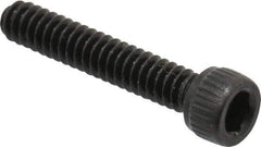 Unbrako - #4-40 UNC Hex Socket Drive, Socket Cap Screw - Alloy Steel, Black Oxide Finish, 5/8" Length Under Head - USA Tool & Supply