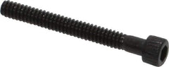 Unbrako - #4-40 UNC Hex Socket Drive, Socket Cap Screw - Alloy Steel, Black Oxide Finish, 1" Length Under Head - USA Tool & Supply