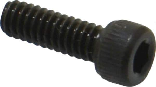 Unbrako - #5-40 UNC Hex Socket Drive, Socket Cap Screw - Alloy Steel, Black Oxide Finish, 3/8" Length Under Head - USA Tool & Supply