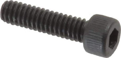 Unbrako - #5-40 UNC Hex Socket Drive, Socket Cap Screw - Alloy Steel, Black Oxide Finish, 1/2" Length Under Head - USA Tool & Supply
