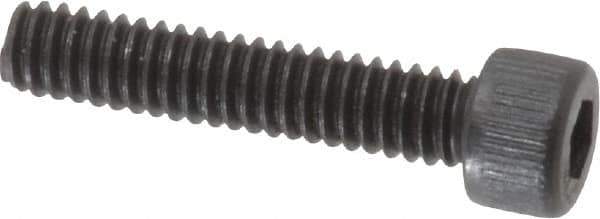 Unbrako - #5-40 UNC Hex Socket Drive, Socket Cap Screw - Alloy Steel, Black Oxide Finish, 5/8" Length Under Head - USA Tool & Supply
