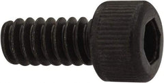 Unbrako - #6-32 UNC Hex Socket Drive, Socket Cap Screw - Alloy Steel, Black Oxide Finish, 5/16" Length Under Head - USA Tool & Supply