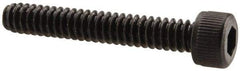 Unbrako - #6-32 UNC Hex Socket Drive, Socket Cap Screw - Alloy Steel, Black Oxide Finish, 7/8" Length Under Head - USA Tool & Supply
