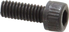 Unbrako - #6-40 UNF Hex Socket Drive, Socket Cap Screw - Alloy Steel, Black Oxide Finish, 3/8" Length Under Head - USA Tool & Supply