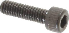 Unbrako - #6-40 UNF Hex Socket Drive, Socket Cap Screw - Alloy Steel, Black Oxide Finish, 1/2" Length Under Head - USA Tool & Supply
