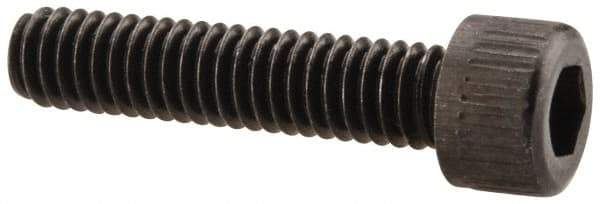 Unbrako - #6-40 UNF Hex Socket Drive, Socket Cap Screw - Alloy Steel, Black Oxide Finish, 5/8" Length Under Head - USA Tool & Supply