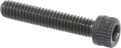 Unbrako - #6-40 UNF Hex Socket Drive, Socket Cap Screw - Alloy Steel, Black Oxide Finish, 3/4" Length Under Head - USA Tool & Supply