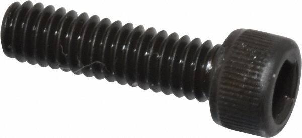Unbrako - #8-32 UNC Hex Socket Drive, Socket Cap Screw - Alloy Steel, Black Oxide Finish, 5/8" Length Under Head - USA Tool & Supply