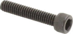 Unbrako - #8-32 UNC Hex Socket Drive, Socket Cap Screw - Alloy Steel, Black Oxide Finish, 7/8" Length Under Head - USA Tool & Supply