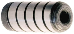 Unbrako - M20, 60mm OAL, Knurled Cup Point Set Screw - Grade 45H Alloy Steel, 10mm Key - USA Tool & Supply