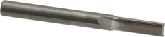 Onsrud - 1/4" Diam, 1/4" Shank Diam, 3/4" Length of Cut, 2 Flute Double Edge Straight Router Bit - 2-1/2" Overall Length, Right Hand Cut, Solid Carbide - USA Tool & Supply