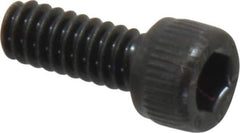 Unbrako - #10-24 UNC Hex Socket Drive, Socket Cap Screw - Alloy Steel, Black Oxide Finish, 1/2" Length Under Head - USA Tool & Supply
