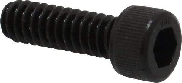 Unbrako - #10-24 UNC Hex Socket Drive, Socket Cap Screw - Alloy Steel, Black Oxide Finish, 5/8" Length Under Head - USA Tool & Supply
