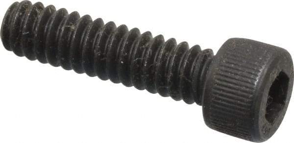 Unbrako - #10-24 UNC Hex Socket Drive, Socket Cap Screw - Alloy Steel, Black Oxide Finish, 3/4" Length Under Head - USA Tool & Supply
